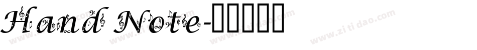 Hand Note字体转换